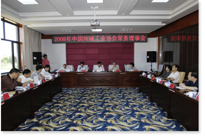 中國純堿工業協會常務理事會在我工業園區召開