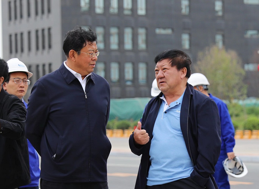 博源集團董事局主席、總裁戴連榮到中源化學公司調研