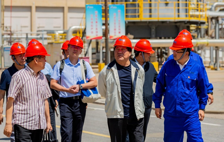 博源集團董事局主席戴連榮到博大實地公司調研